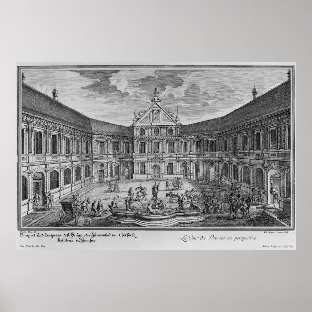 Palace i München, Tyskland Poster (Framsidan)