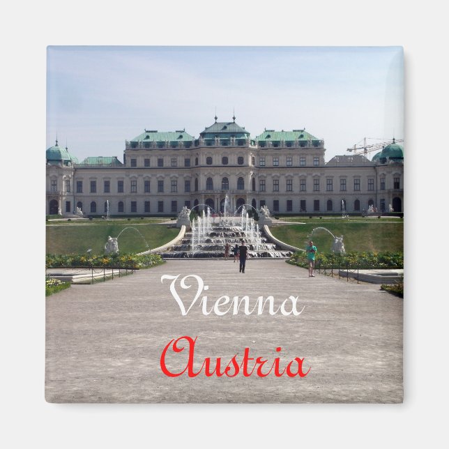 Palace i Wien, Österrike Magnet (Framsidan)