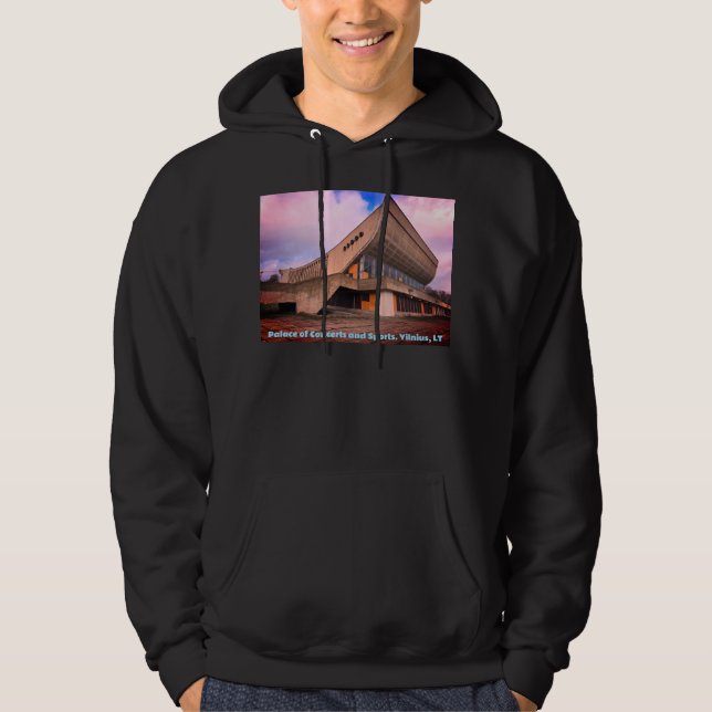 Palace of Concerts & Sports - Soviet Vilnius, LT Hoodie (Framsida)