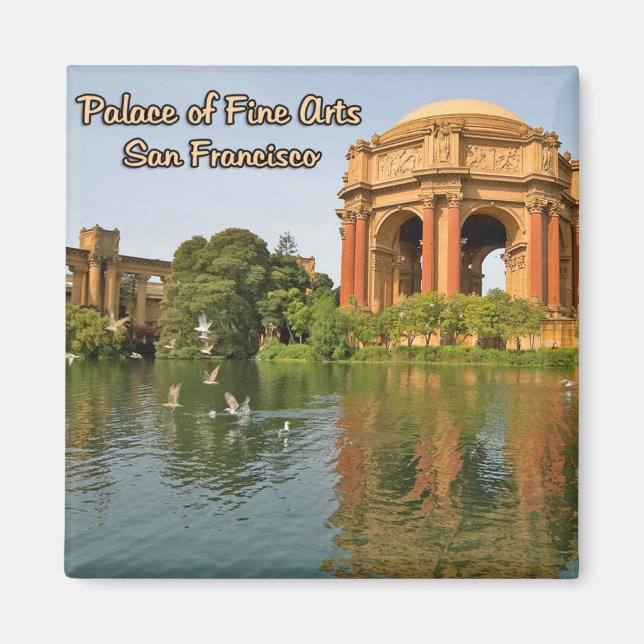 Palace of Fine Arts San Francisco California Magnet (Framsidan)