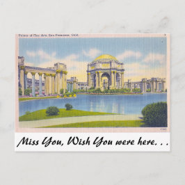 Palace of Fine Arts, San Francisco, Kalifornien Vykort