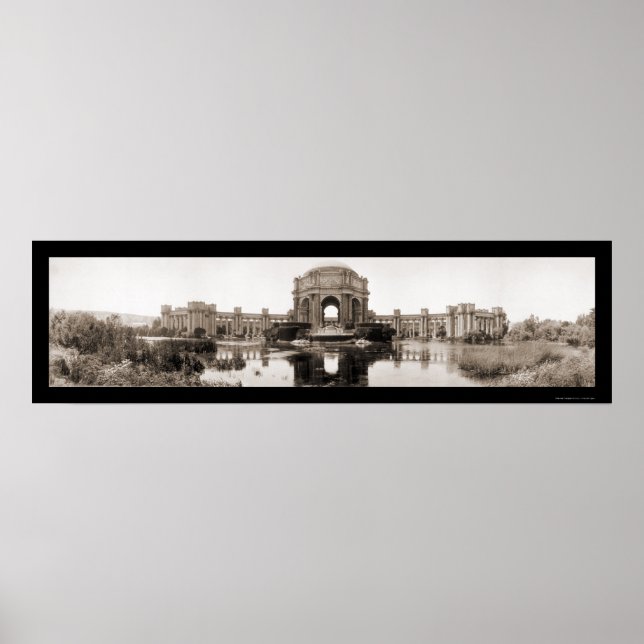 Palace of Fine Arts SF Photo 1919 Poster (Framsidan)