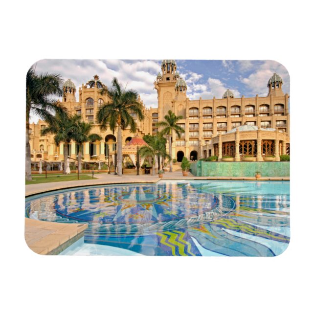Palace Of The Lost City Hotel Och Swimming Pool 2 Magnet (Horisontell)