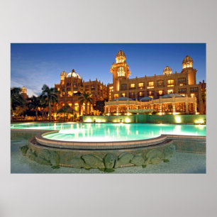 Palace Of The Lost City Hotell Och Swimmingpool Poster