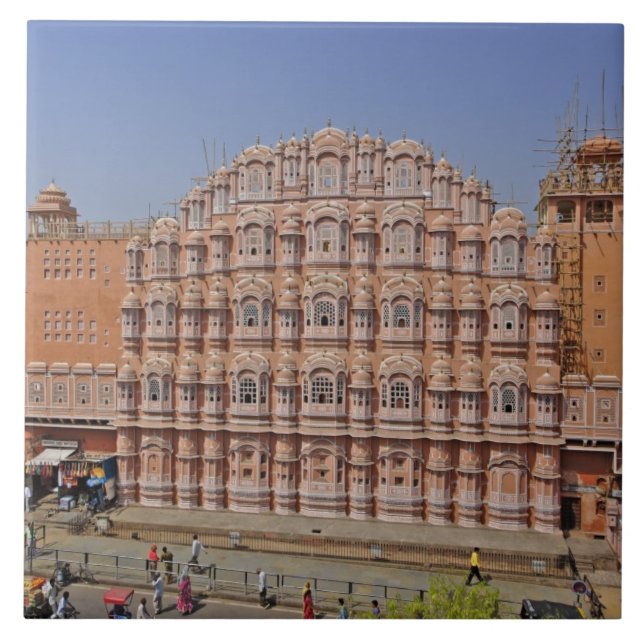 Palace of the Vinds (Hawa Mahal), Jaipur, Indien Kakelplatta (Framsidan)