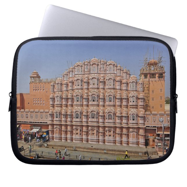 Palace of the Vinds (Hawa Mahal), Jaipur, Indien Laptop Sleeve (Framsidan)