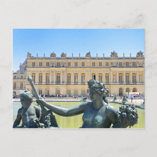 Palace of Versailles Paris Frankrike Vykort (Framsida)