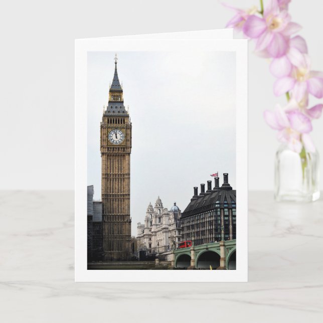 Palace of Westminster Brovy, London, England Kort (Orkide)