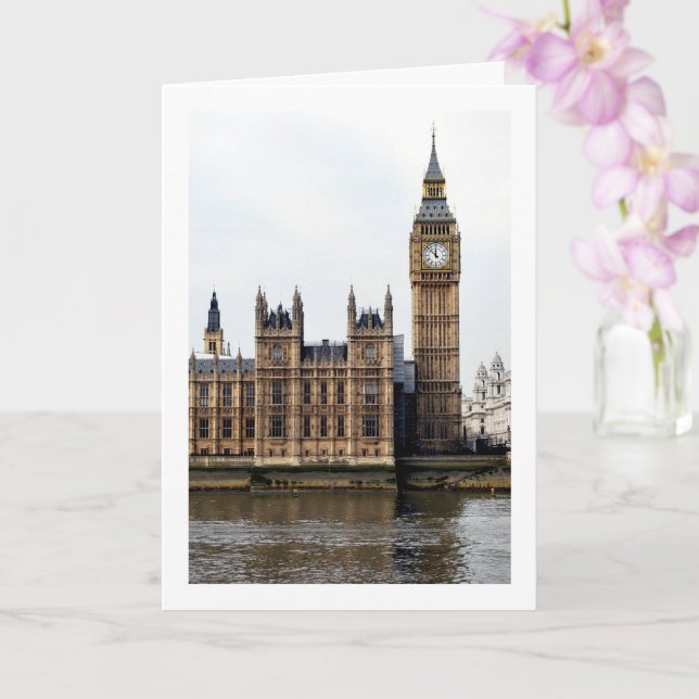 Palace of Westminster flodvy, London, England Kort (Orkide)