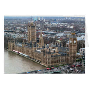 Palace of Westminster London, England UK Hälsningskort