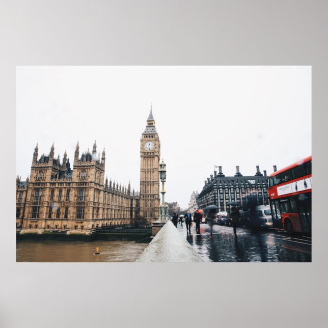 Palace of Westminster, London, Storbritannien Poster (Framsidan)