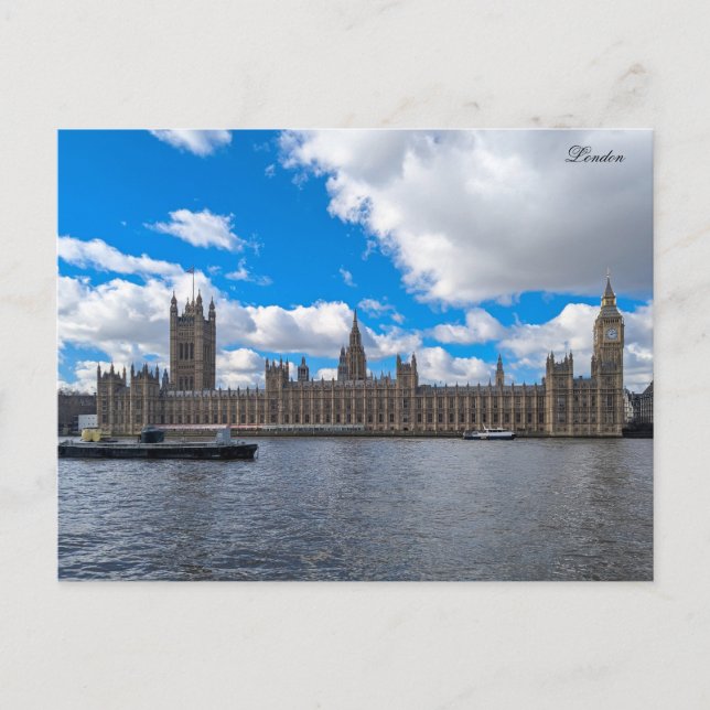 Palace of Westminster Vykort (Framsida)