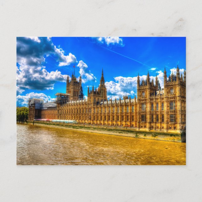 Palace of Westminster Vykort (Framsida)