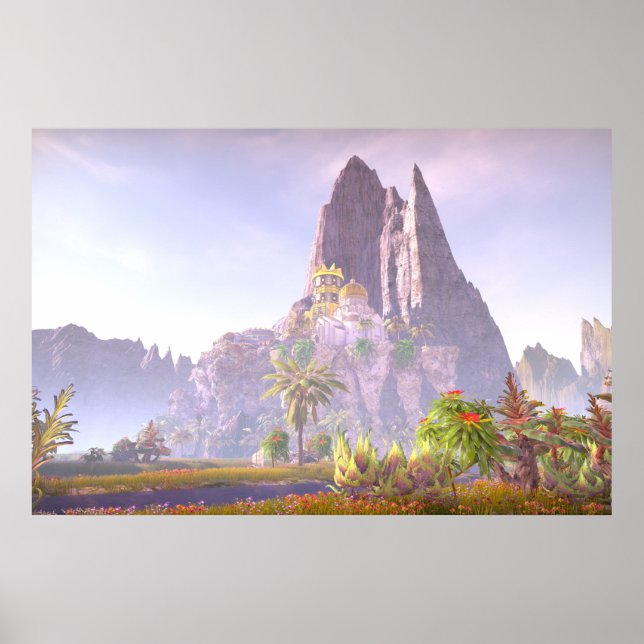 Palace på berget poster (Framsidan)