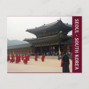 palace seoul Korea Vykort