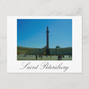 Palace Square Sankt Petersburg Ryssland Vykort
