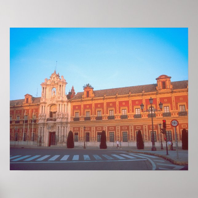 Palacio de Telmo i Sevilla, Spanien Poster (Framsidan)