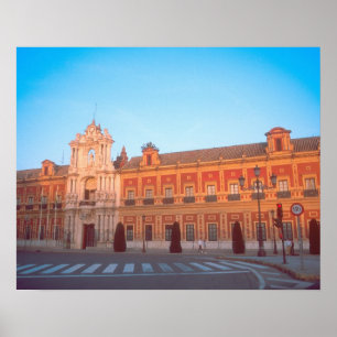 Palacio de Telmo i Sevilla, Spanien säte för Poster