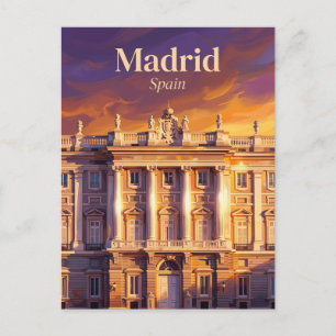 Palacio Real de Madrid Spanien Vykort