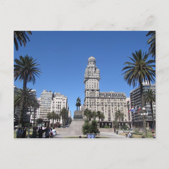 Palacio Salvo, Montevideo, Uruguay Vykort (Framsida)