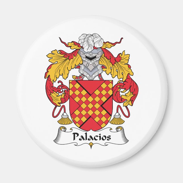 Palacios Family Crest Magnet (Framsidan)