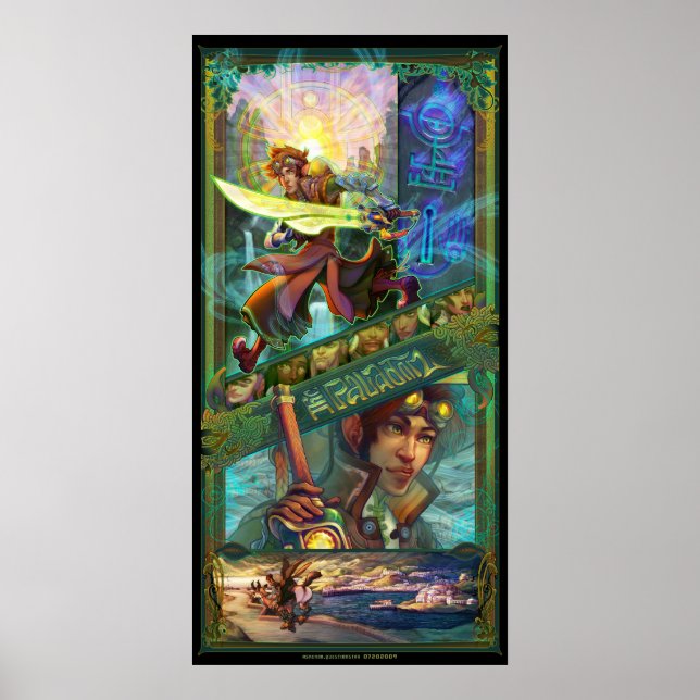paladin - 15 x 30 tum poster (Framsidan)