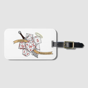 Paladin Dice Design Bagagebricka