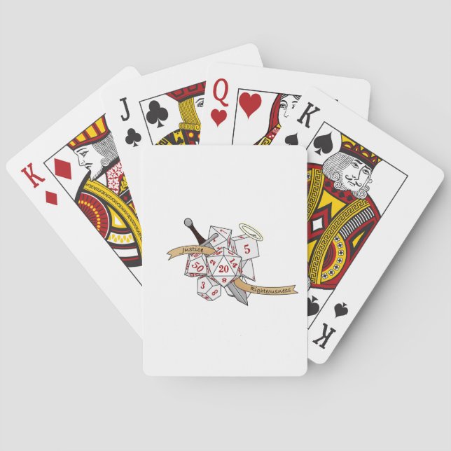 Paladin Dice Design Casinokort (Baksidan)