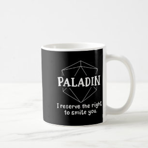 Paladin Funny Character Joke Roleplay Games Rpg Kaffemugg
