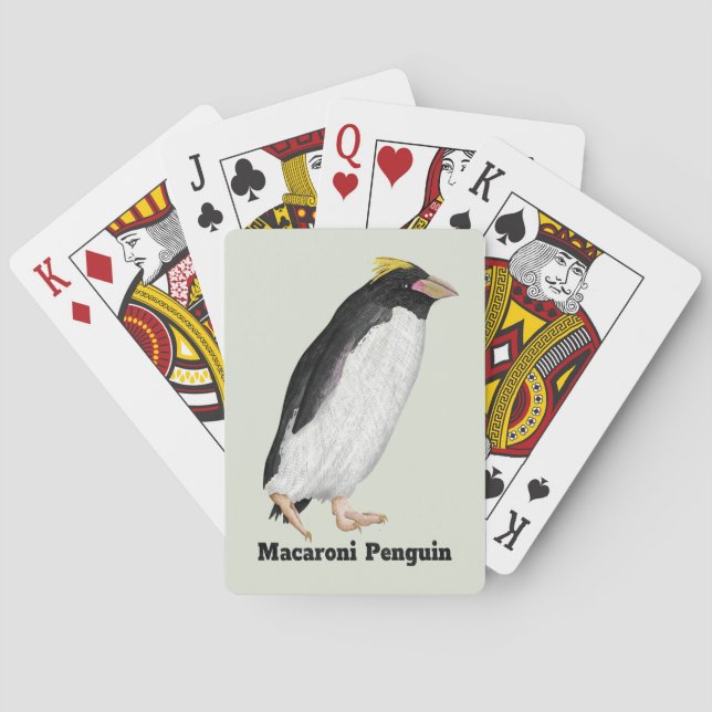 Palaeudyptes Utdödar Penguin Casinokort (Baksidan)
