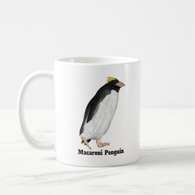 Palaeudyptes Utdödar Penguin Kaffemugg (Vänster)