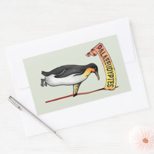 Palaeudyptes Utdödar Penguin Rektangulärt Klistermärke