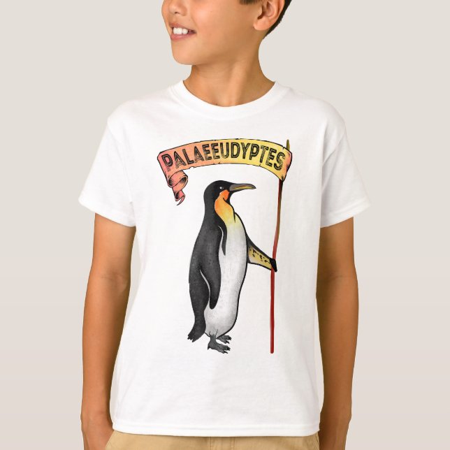 Palaeudyptes Utdödar Penguin T Shirt (Framsida)