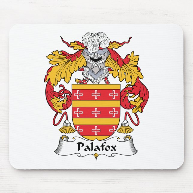 Palafox familjvapensköld musmatta (Framsidan)