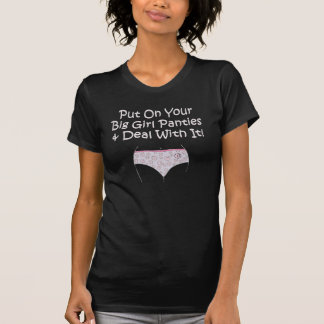 Pålagt ditt stora flickaunderbyxor och avtal med tee shirt