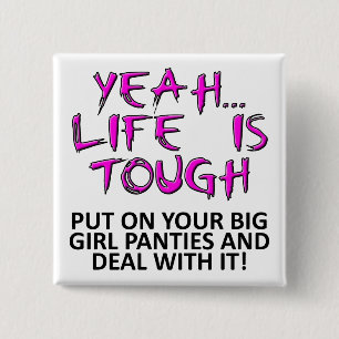 Pålagt knäppas din stora roliga flickaunderbyxor knapp