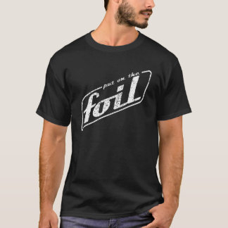 Pålagt omkullkasta t-shirt