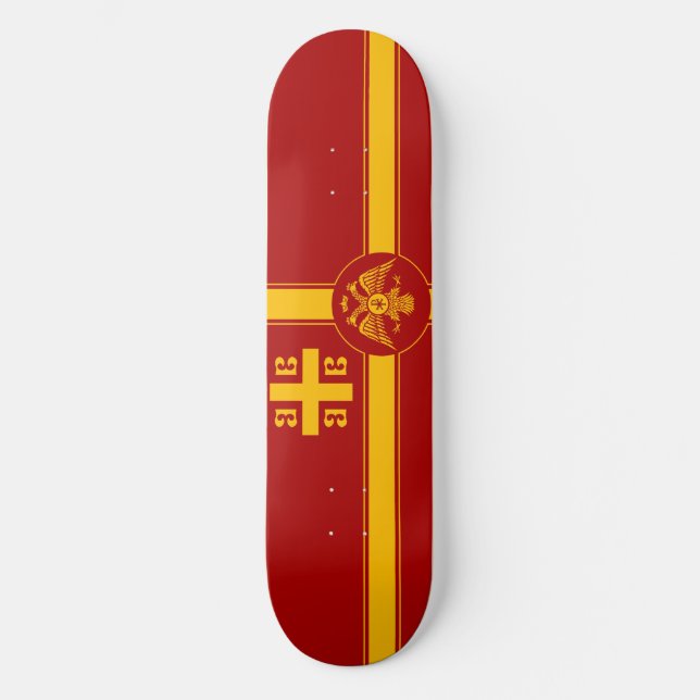 Palaiologos Dynasty från det bysantinska riket Mini Skateboard Bräda 18,7 Cm (Framsida)
