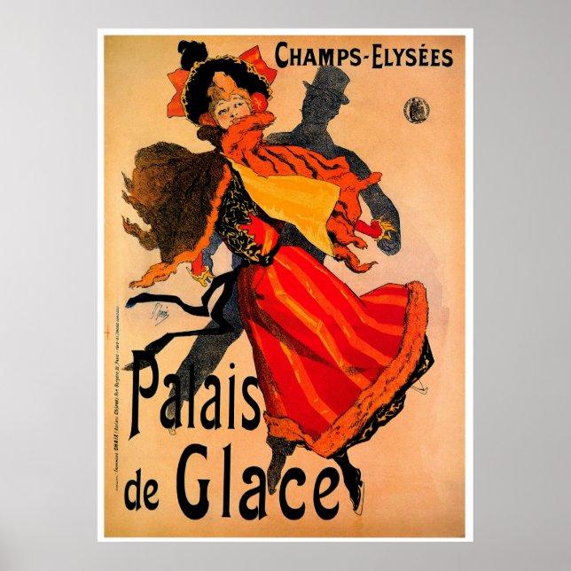 Palais de Glace 1896 ~ Vintage Poster (Framsidan)