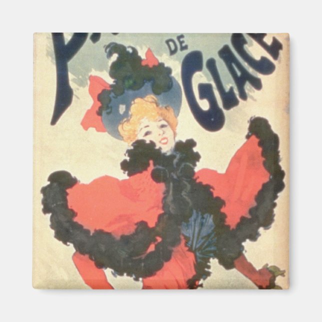 Palais de Glace, Champs Elysee, Paris, 1894 (colo) Magnet (Framsidan)