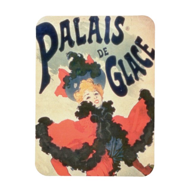 Palais de Glace, Champs Elysee, Paris, 1894 (colo) Magnet (Vertikal)