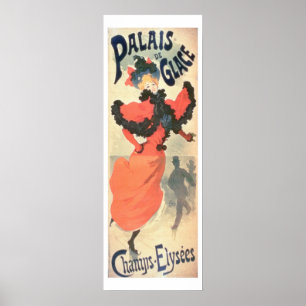 Palais de Glace, Champs Elysee, Paris, 1894 (colo) Poster
