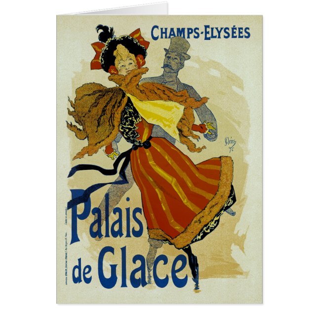 Palais de Glace Hälsningskort (Framsidan)