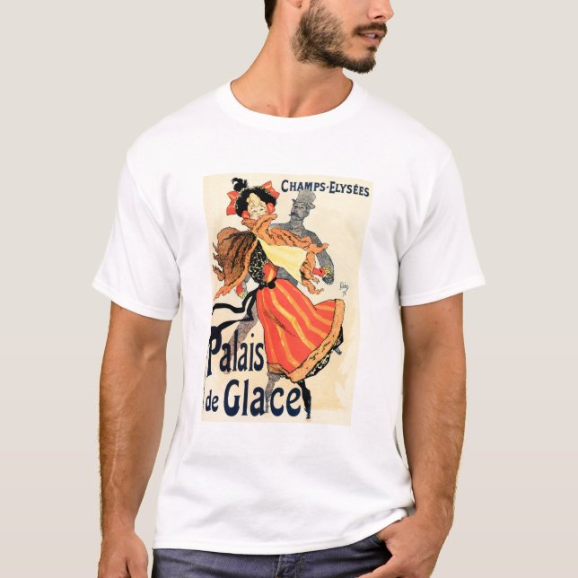 PALAIS de GLACE Jules Cheret Maitres de L'Affiche T Shirt (Framsida)
