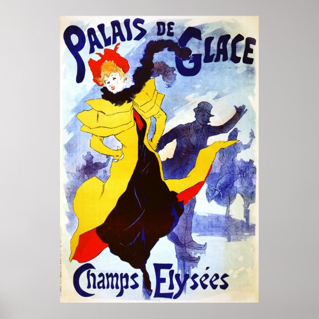 Palais de Glace, Jules Chéret Poster (Framsidan)
