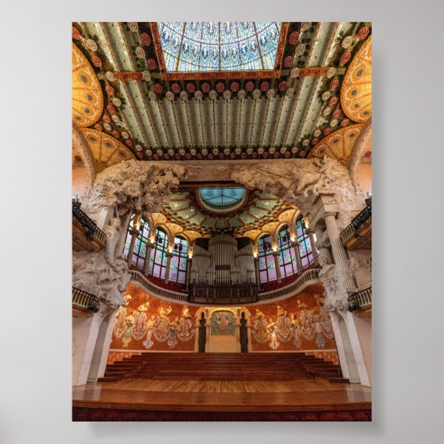 Palais de la musica catalana affisch (Framsidan)