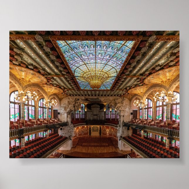Palais de la Musica Catalana Poster (Framsidan)