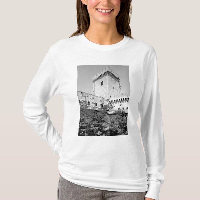 Palais des Papes, Palais Vieux av Benedict XII T Shirt (Framsida)