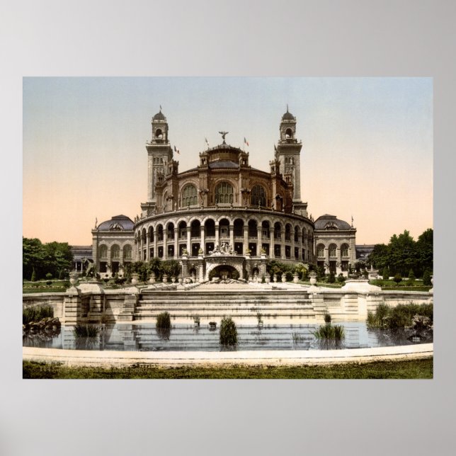 Palais du Trocadéro - Weltausstellung Paris Poster (Framsidan)