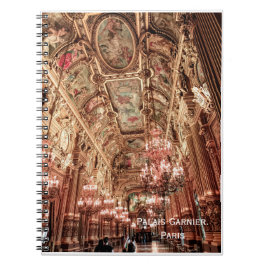 Palais Garnier Opera. Paris. Frankrike. Anteckningsbok